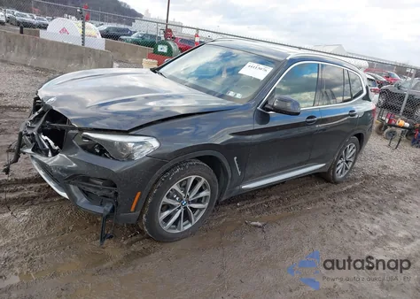 2019 BMW X3 xDrive30I z USA, uszkodzony, nr VIN 5UXTR9C55KLE17860